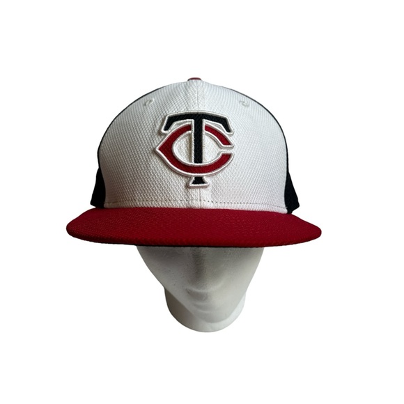 Minnesota Twins New Era 59Fifty Official on Field Cap Hat MLB Authentic 7 1/4 - Picture 1 of 10